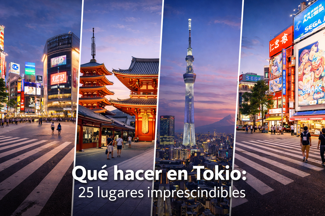 Lugares imprescindibles que ver en Tokio: Shibuya, Sensoji, Akihabara y Tokyo Skytree