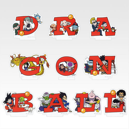 Colección completa de acrílicos de Dragon Ball Ichiban Kuji