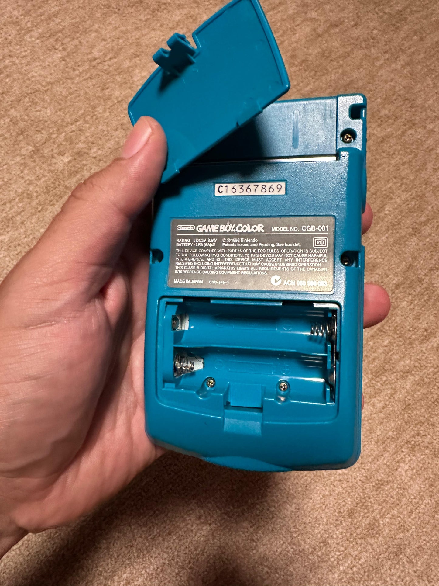Game Boy COLOR Suelta (Segunda Mano)