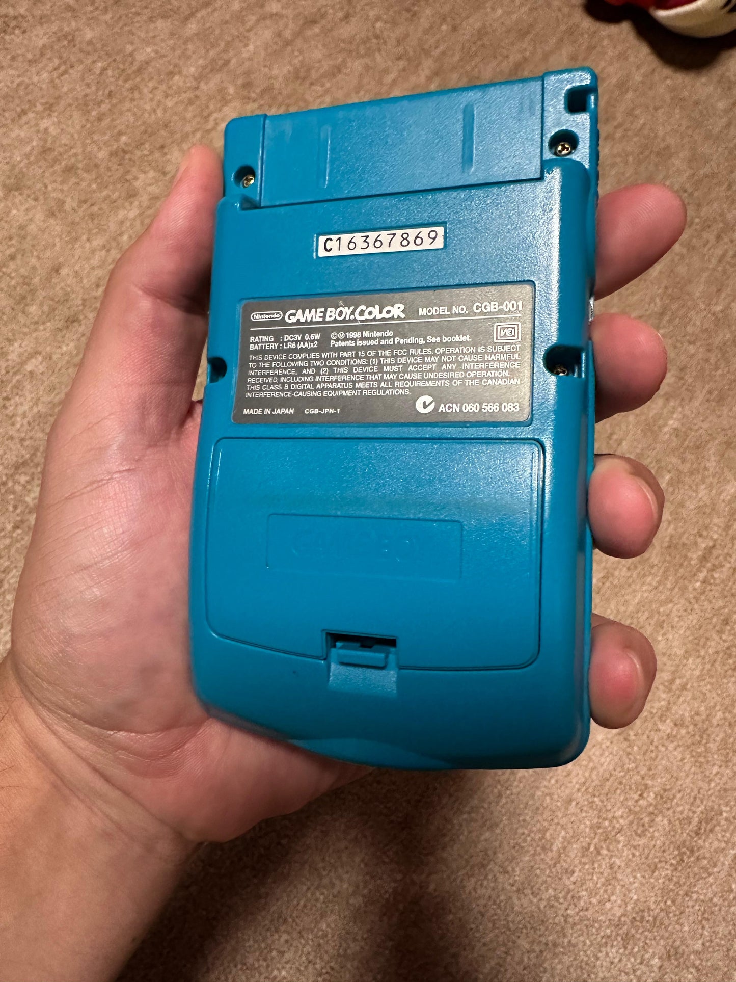 Game Boy COLOR Suelta (Segunda Mano)