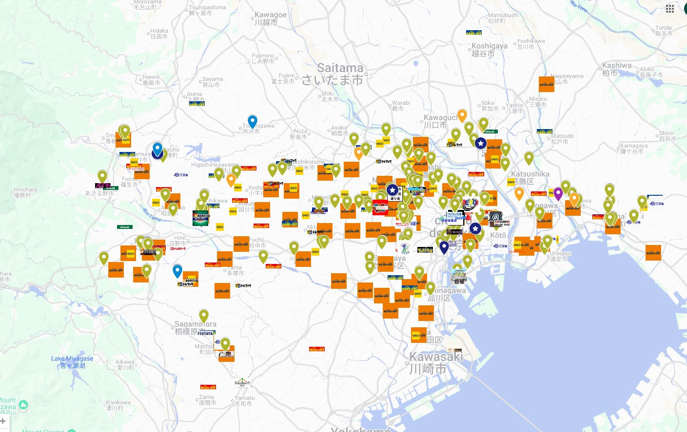 GUIA DE TIENDAS EN JAPON