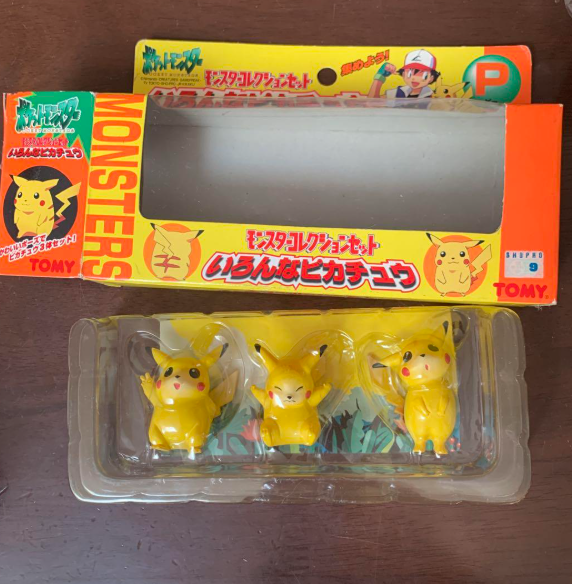Colección de Pikachu Pokémon Retro